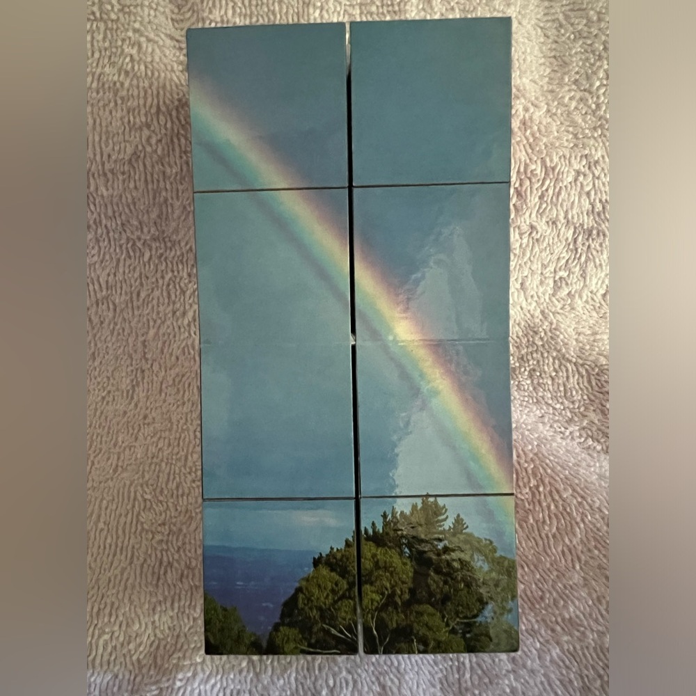 Cube - paperweight - desk puzzle - very pretty and unique - Picture 6 of 10